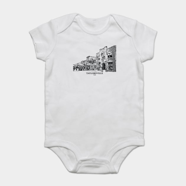 Taylorsville - Utah Baby Bodysuit by Lakeric